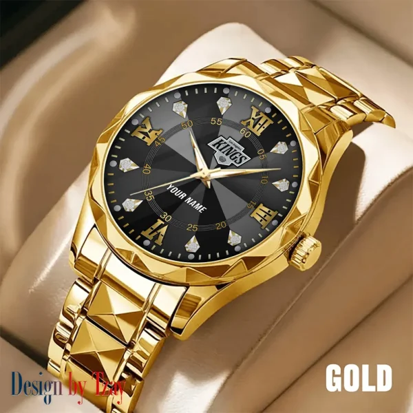 Los Angeles Kings NHL Men Watch Classic Business Calendar Week Stainless Steel Waterproof MTTDMW271 - Image 2