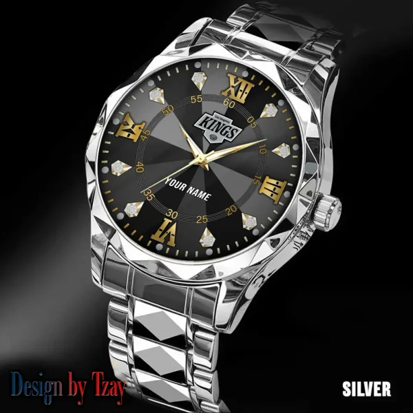 Los Angeles Kings NHL Men Watch Classic Business Calendar Week Stainless Steel Waterproof MTTDMW271 - Image 3