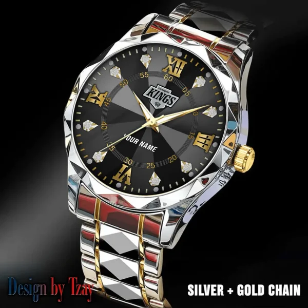 Los Angeles Kings NHL Men Watch Classic Business Calendar Week Stainless Steel Waterproof MTTDMW271 - Image 4