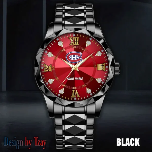 Montreal Canadiens NHL Men Watch Classic Business Calendar Week Stainless Steel Waterproof MTTDMW273 - Image 4