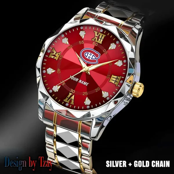 Montreal Canadiens NHL Men Watch Classic Business Calendar Week Stainless Steel Waterproof MTTDMW273 - Image 5