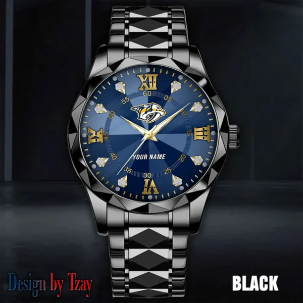 Nashville Predators NHL Men Watch Classic Business Calendar Week Stainless Steel Waterproof MTTDMW274 - Image 5