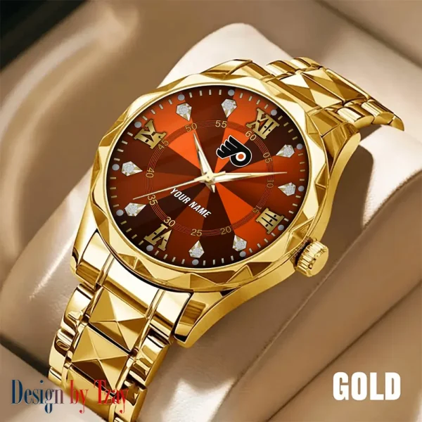 Philadelphia Flyers NHL Men Watch Classic Business Calendar Week Stainless Steel Waterproof MTTDMW279 - Image 3