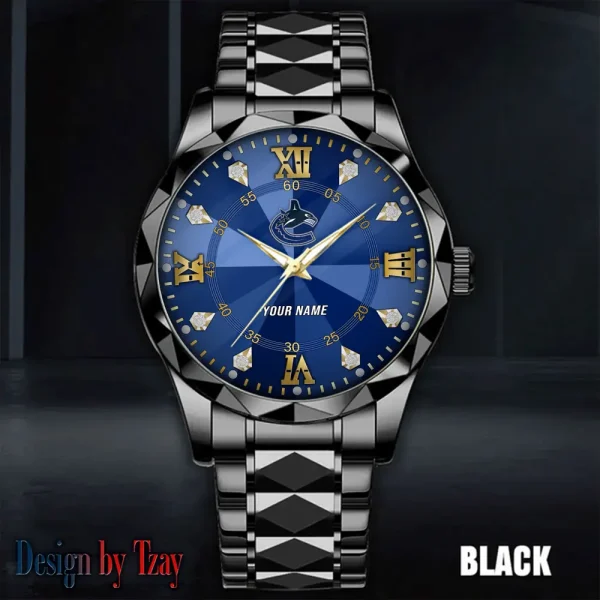 Vancouver Canucks NHL Men Watch Classic Business Calendar Week Stainless Steel Waterproof MTTDMW287 - Image 3