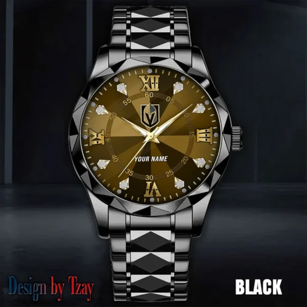 Vegas Golden Knights NHL Men Watch Classic Business Calendar Week Stainless Steel Waterproof MTTDMW288 - Image 2