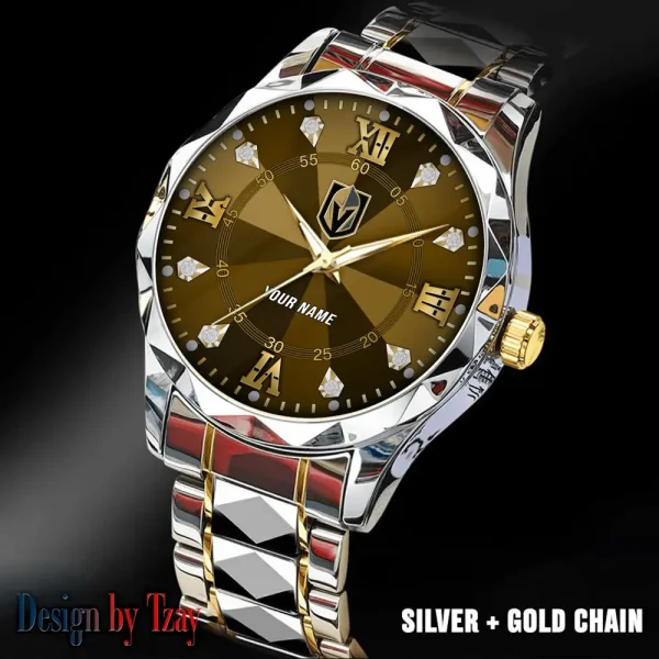 Vegas Golden Knights NHL Men Watch Classic Business Calendar Week Stainless Steel Waterproof MTTDMW288 - Image 5
