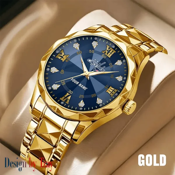 Washington Capitals NHL Men Watch Classic Business Calendar Week Stainless Steel Waterproof MTTDMW289 - Image 5