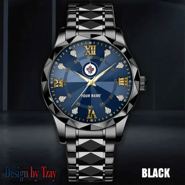 Winnipeg Jets NHL Men Watch Classic Business Calendar Week Stainless Steel Waterproof MTTDMW290 - Image 4
