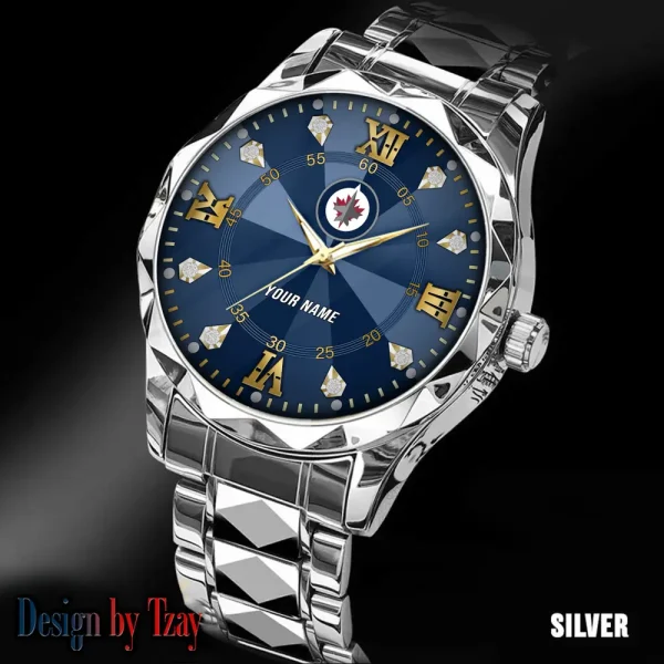 Winnipeg Jets NHL Men Watch Classic Business Calendar Week Stainless Steel Waterproof MTTDMW290 - Image 5