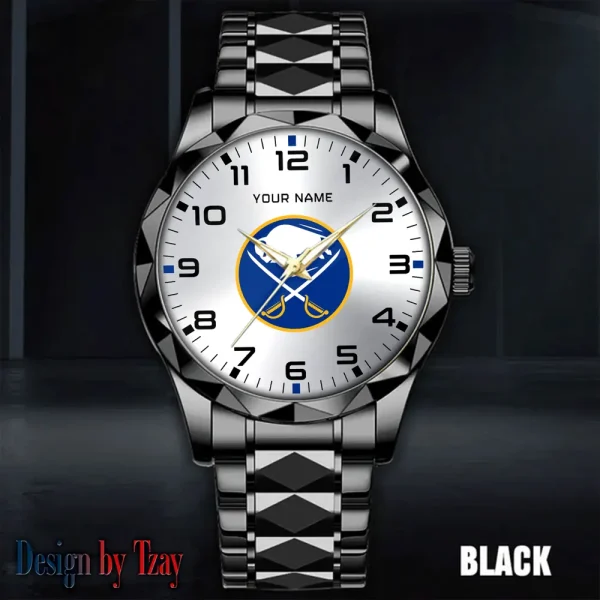 Buffalo Sabres NHL Men Watch Classic Business Calendar Week Stainless Steel Waterproof MTTDMW293 - Image 3