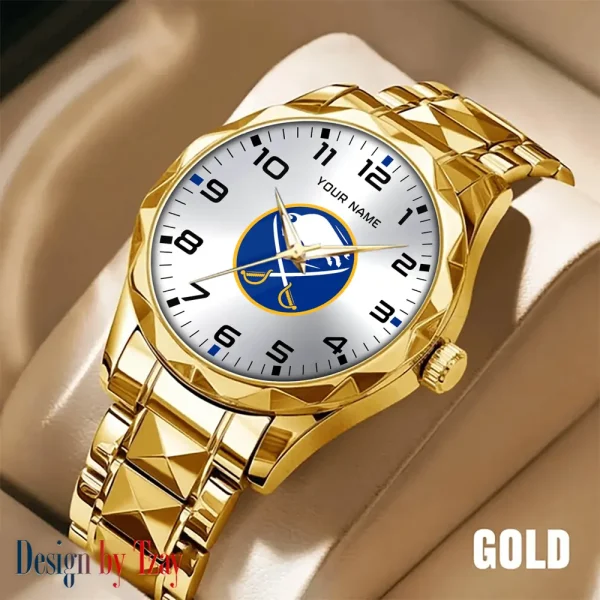 Buffalo Sabres NHL Men Watch Classic Business Calendar Week Stainless Steel Waterproof MTTDMW293 - Image 4