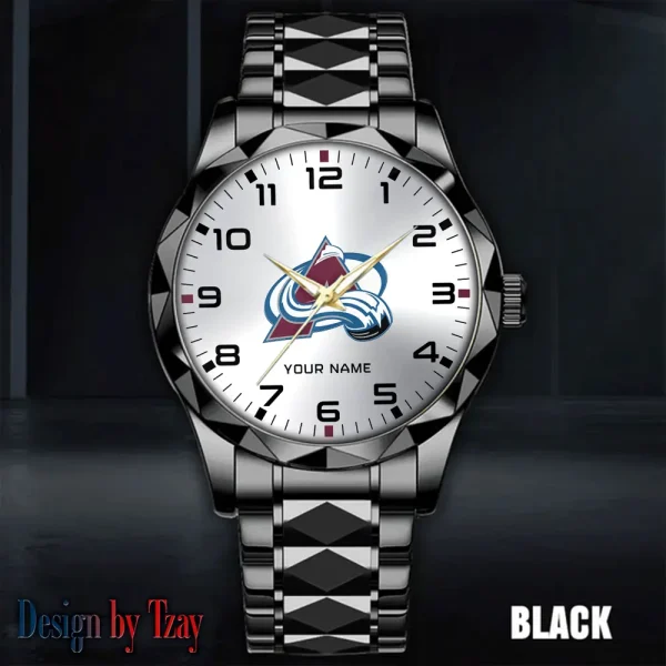 Colorado Avalanche NHL Men Watch Classic Business Calendar Week Stainless Steel Waterproof MTTDMW297 - Image 3