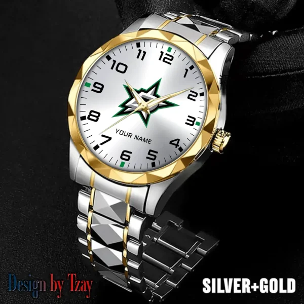 Dallas Stars NHL Men Watch Classic Business Calendar Week Stainless Steel Waterproof MTTDMW299