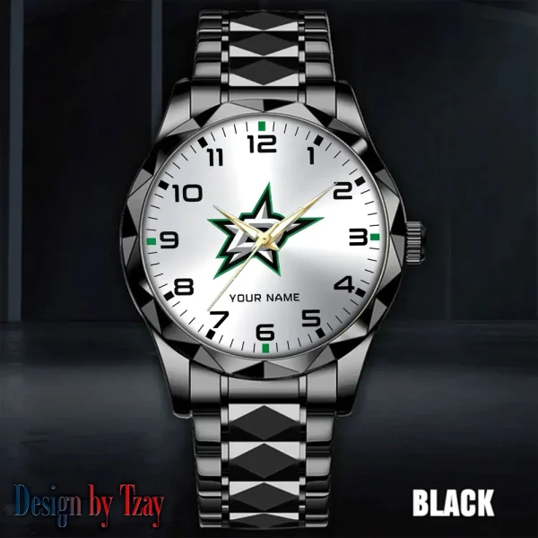 Dallas Stars NHL Men Watch Classic Business Calendar Week Stainless Steel Waterproof MTTDMW299 - Image 4