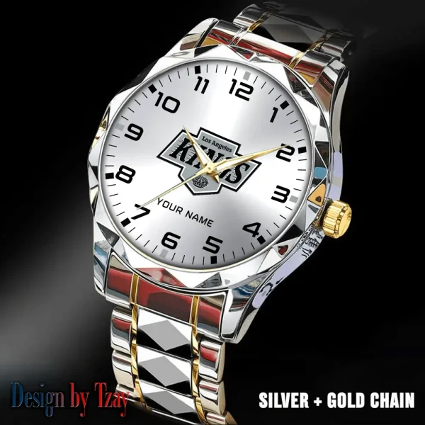 Los Angeles Kings NHL Men Watch Classic Business Calendar Week Stainless Steel Waterproof MTTDMW303 - Image 4