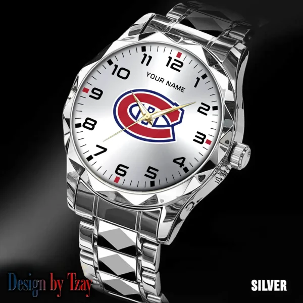 Montreal Canadiens NHL Men Watch Classic Business Calendar Week Stainless Steel Waterproof MTTDMW305 - Image 3