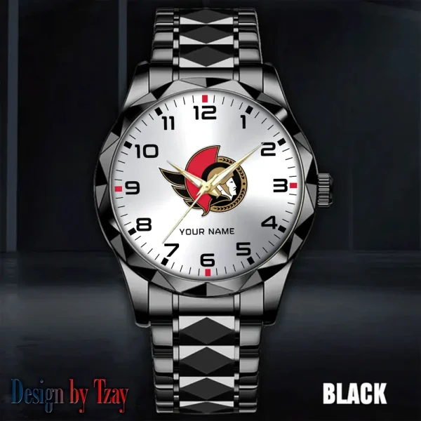 Ottawa Senators NHL Men Watch Classic Business Calendar Week Stainless Steel Waterproof MTTDMW310 - Image 2