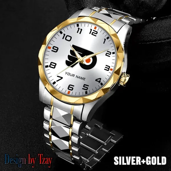 Philadelphia Flyers NHL Men Watch Classic Business Calendar Week Stainless Steel Waterproof MTTDMW311