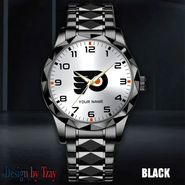 Philadelphia Flyers NHL Men Watch Classic Business Calendar Week Stainless Steel Waterproof MTTDMW311 - Image 4