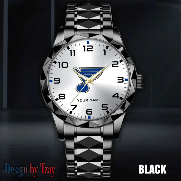 St Louis Blues NHL Men Watch Classic Business Calendar Week Stainless Steel Waterproof MTTDMW315 - Image 5