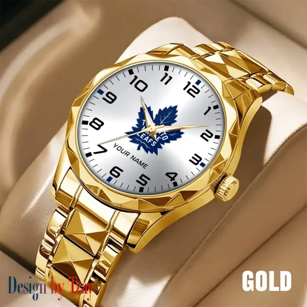 Toronto Maple Leafs NHL Men Watch Classic Business Calendar Week Stainless Steel Waterproof MTTDMW317 - Image 2