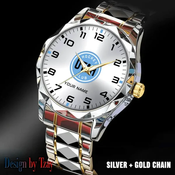 Utah Hockey Club NHL Men Watch Classic Business Calendar Week Stainless Steel Waterproof MTTDMW318 - Image 2
