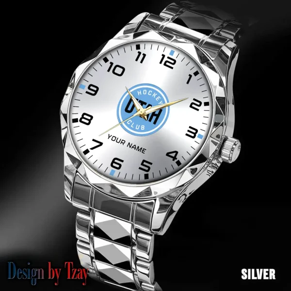 Utah Hockey Club NHL Men Watch Classic Business Calendar Week Stainless Steel Waterproof MTTDMW318 - Image 4