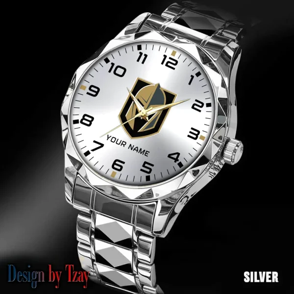 Vegas Golden Knights NHL Men Watch Classic Business Calendar Week Stainless Steel Waterproof MTTDMW320 - Image 2