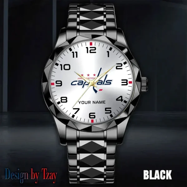 Washington Capitals NHL Men Watch Classic Business Calendar Week Stainless Steel Waterproof MTTDMW321 - Image 5