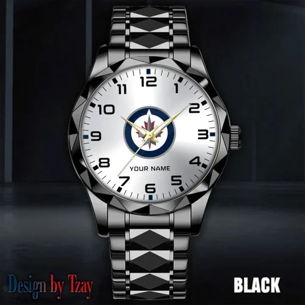 Winnipeg Jets NHL Men Watch Classic Business Calendar Week Stainless Steel Waterproof MTTDMW322 - Image 4