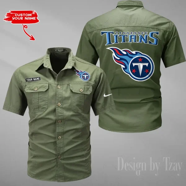 Tennessee Titans 2025 Summer Hot Sale Men's Short Sleeve Cotton Shirts Fashion Loose Breathable Tops ANZMSSWS095 - Image 3