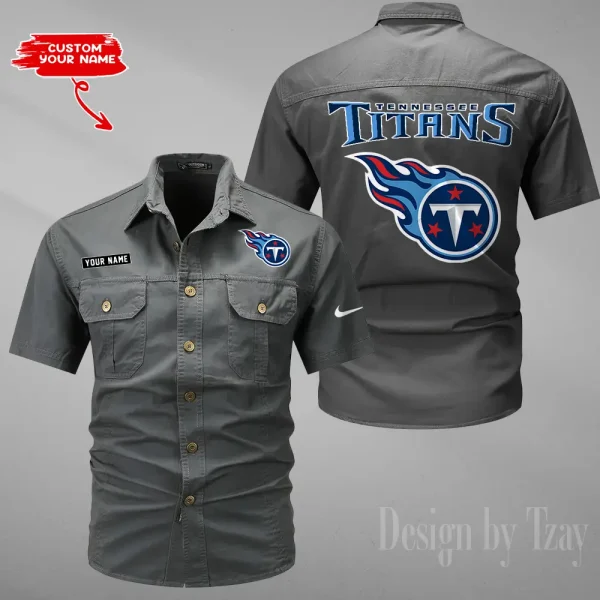 Tennessee Titans 2025 Summer Hot Sale Men's Short Sleeve Cotton Shirts Fashion Loose Breathable Tops ANZMSSWS095 - Image 4