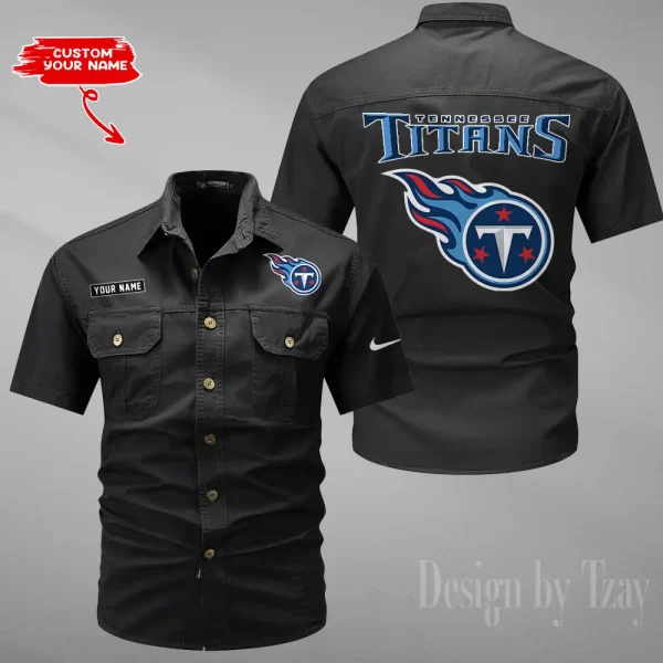 Tennessee Titans 2025 Summer Hot Sale Men's Short Sleeve Cotton Shirts Fashion Loose Breathable Tops ANZMSSWS095 - Image 6