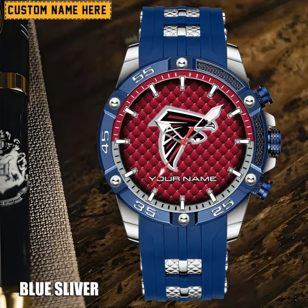 Atlanta Falcons Mens Silicone Waterproof Date Fashion WristWatch ANZSSFWW067 - Image 3