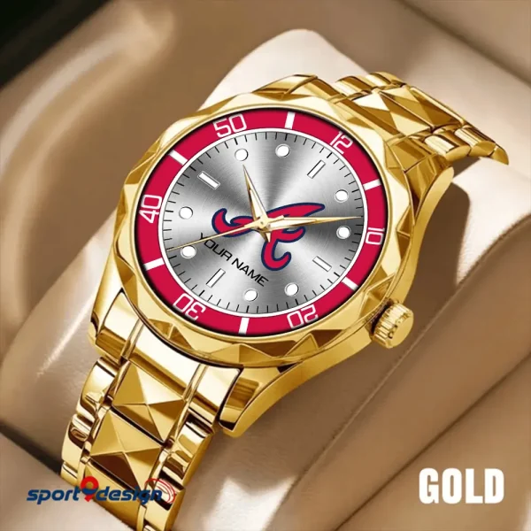 Atlanta Braves MLB Men Watch Classic Business Calendar Week Stainless Steel Waterproof MTTDMW324 - Image 4