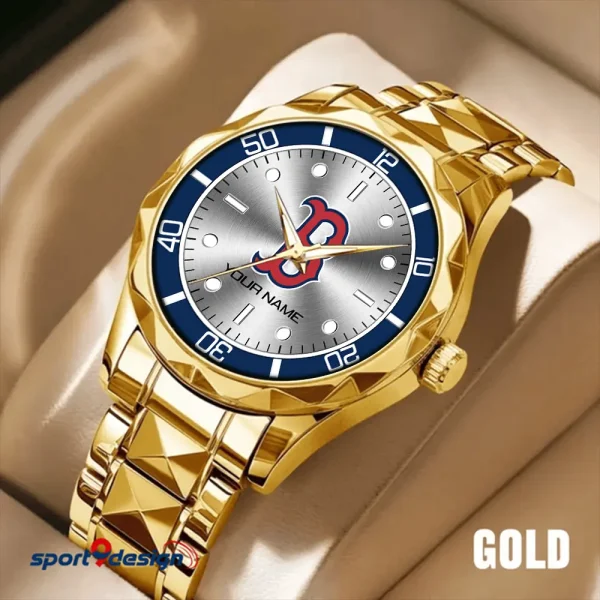 Boston Red Sox MLB Men Watch Classic Business Calendar Week Stainless Steel Waterproof MTTDMW326 - Image 5