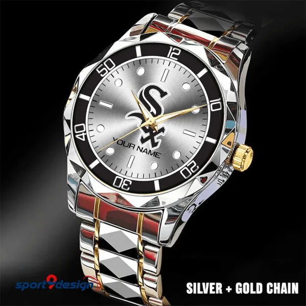 Chicago White Sox MLB Men Watch Classic Business Calendar Week Stainless Steel Waterproof MTTDMW328 - Image 2