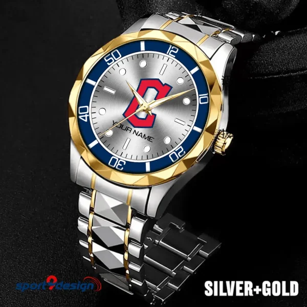 Cleveland Guardians MLB Men Watch Classic Business Calendar Week Stainless Steel Waterproof MTTDMW330 - Image 3