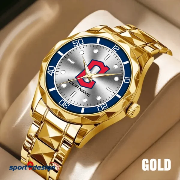 Cleveland Guardians MLB Men Watch Classic Business Calendar Week Stainless Steel Waterproof MTTDMW330 - Image 5