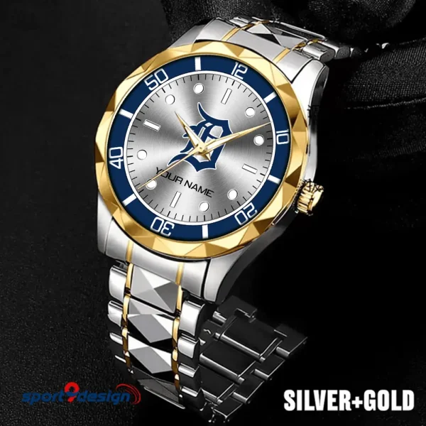 Detroit Tigers MLB Men Watch Classic Business Calendar Week Stainless Steel Waterproof MTTDMW332 - Image 3