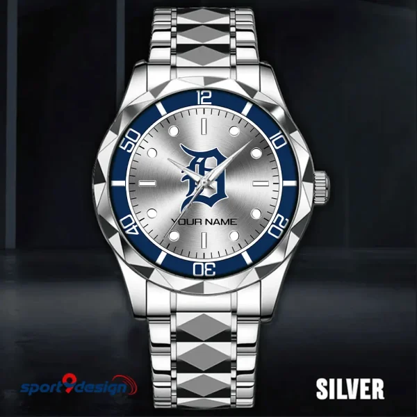 Detroit Tigers MLB Men Watch Classic Business Calendar Week Stainless Steel Waterproof MTTDMW332 - Image 5