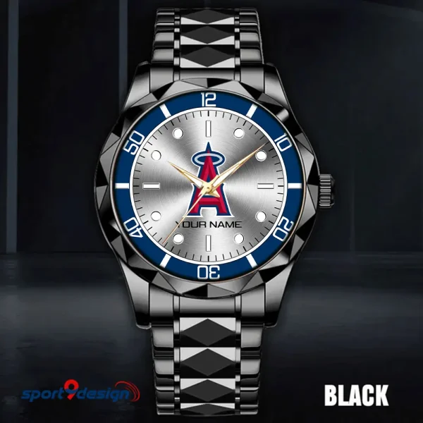 Los Angeles Angels MLB Men Watch Classic Business Calendar Week Stainless Steel Waterproof MTTDMW335 - Image 3