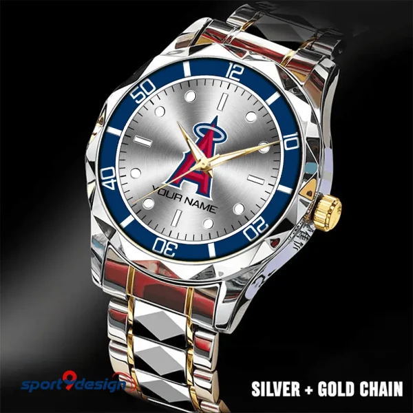 Los Angeles Angels MLB Men Watch Classic Business Calendar Week Stainless Steel Waterproof MTTDMW335 - Image 5
