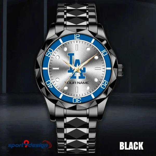 Los Angeles Dodgers MLB Men Watch Classic Business Calendar Week Stainless Steel Waterproof MTTDMW336 - Image 3