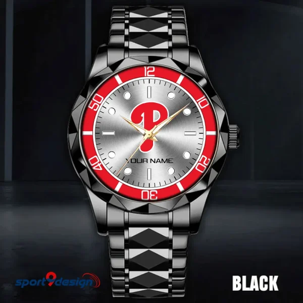 Philadelphia Phillies MLB Men Watch Classic Business Calendar Week Stainless Steel Waterproof MTTDMW343 - Image 3