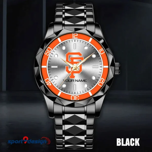 San Francisco Giants MLB Men Watch Classic Business Calendar Week Stainless Steel Waterproof MTTDMW346 - Image 3