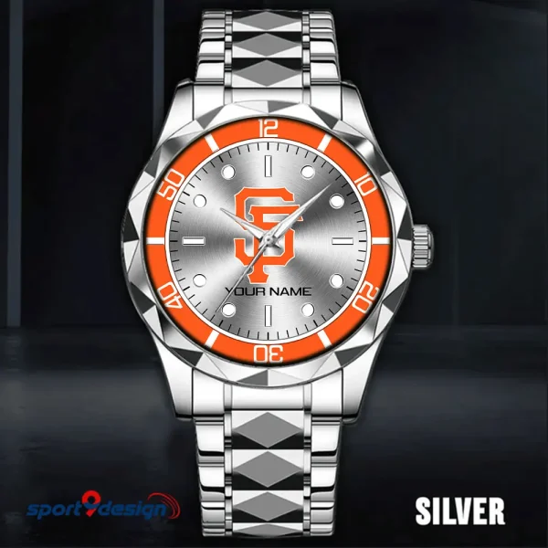 San Francisco Giants MLB Men Watch Classic Business Calendar Week Stainless Steel Waterproof MTTDMW346 - Image 5