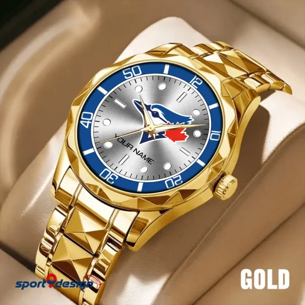 Toronto Blue Jays MLB Men Watch Classic Business Calendar Week Stainless Steel Waterproof MTTDMW349 - Image 4