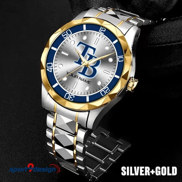 Tampa Bay Rays MLB Men Watch Classic Business Calendar Week Stainless Steel Waterproof MTTDMW351 - Image 2