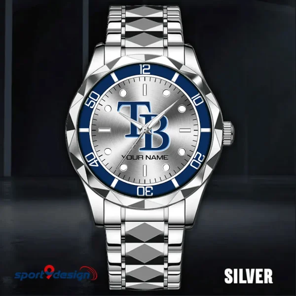 Tampa Bay Rays MLB Men Watch Classic Business Calendar Week Stainless Steel Waterproof MTTDMW351 - Image 5